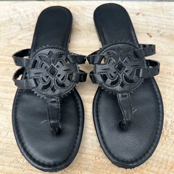 Circus by Sam Edelman Black Slip-On Sandals | Summer Beach Casual | Size 9 - Picture 12 of 14